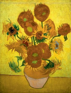 Zonnebloemen is een schilderij uit een serie stillevens gemaakt door de Nederlandse kunstschilder Vincent van Gogh.