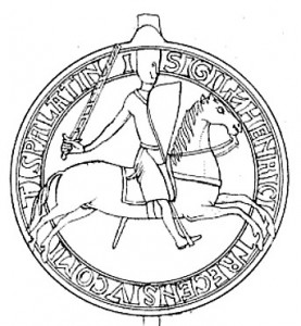 Zegel van Hendrik II van Champage
